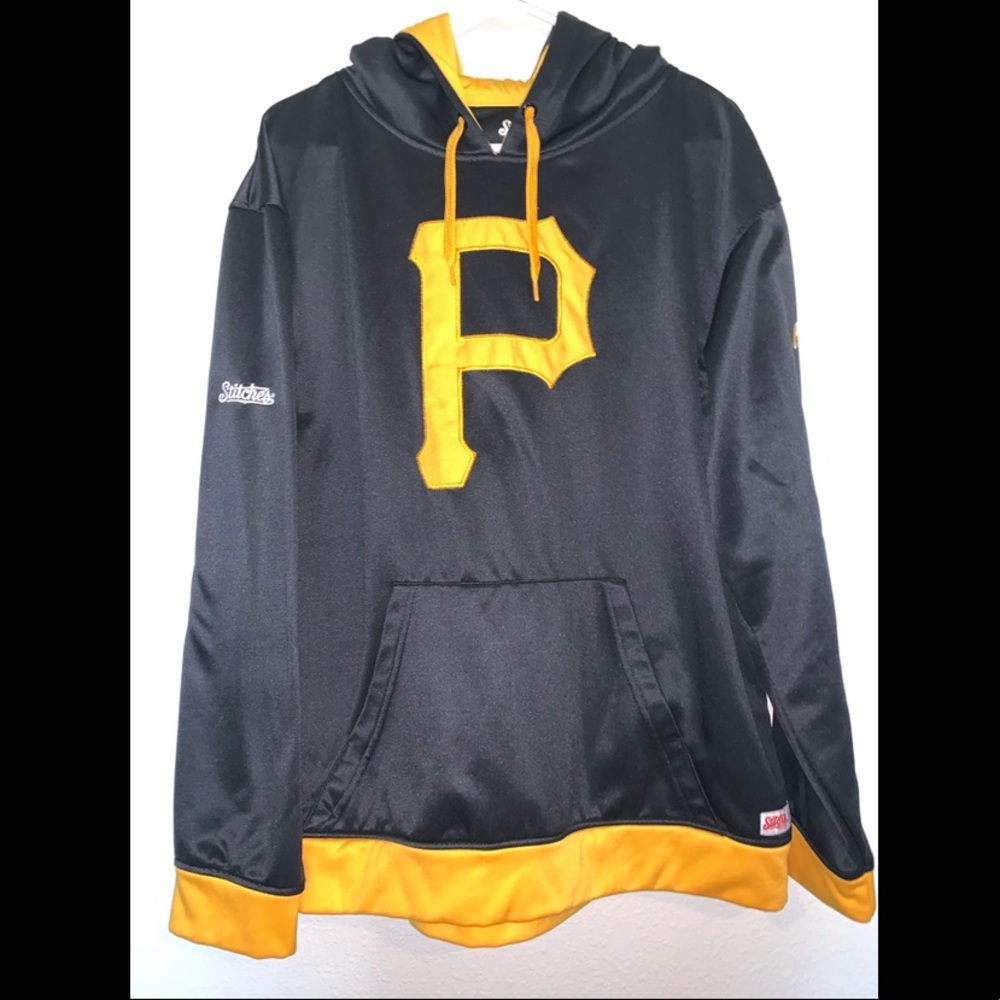 Stitches Jersey Style Pittsburgh Pirates Hoodie Size L